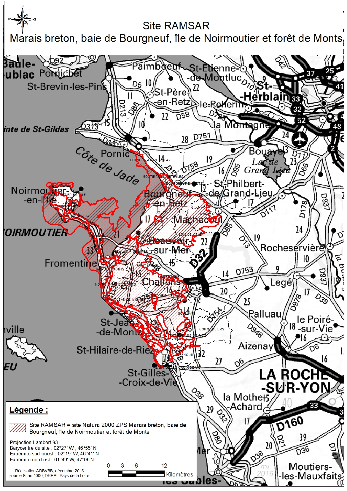 Marais Breton Baie De Bourgneuf Ile De Noirmoutier Et Foret De Monts Ramsar Sites Information Service