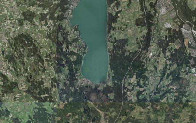 Southern part of lake Starnberg