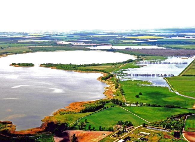 Aerial view of Lake Galenbeck