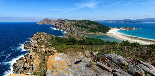 Isla de Cíes. Laguna costera