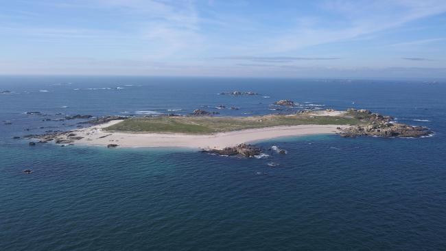 Isla de Vionta. Panorámica