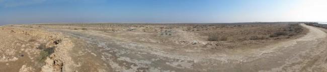 Eastern view of Sawa lake 