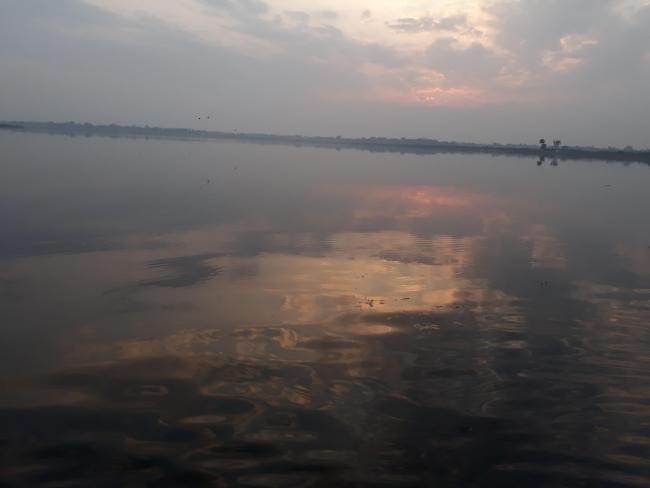 Panaromic view of Parvati Arga Bird Sanctuary