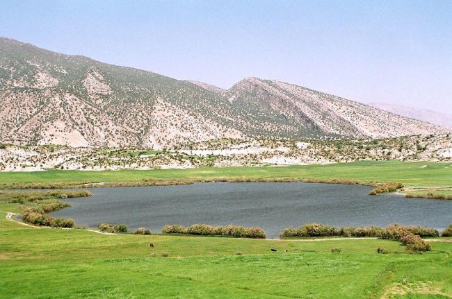A view of Barm Alvan wetland