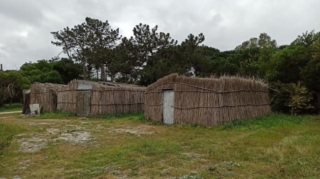 Traditional fishermen's huts