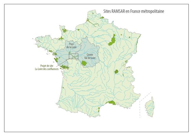 Localisation du site en France