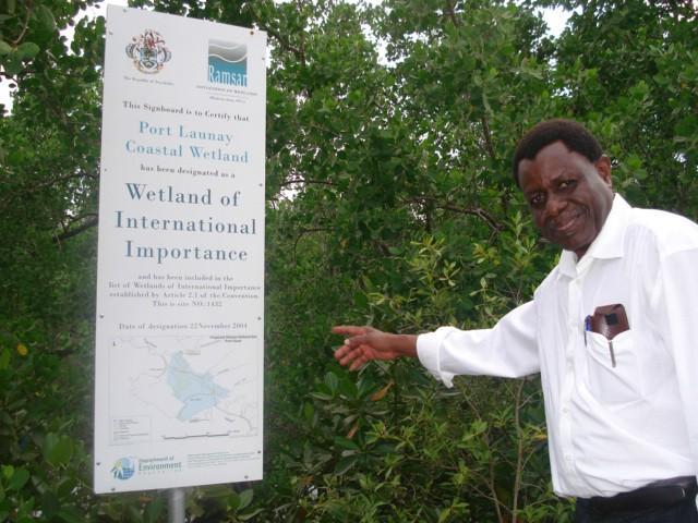 Anada Tiéga, Former Ramsar Secretary General at the Ramsar Site.
