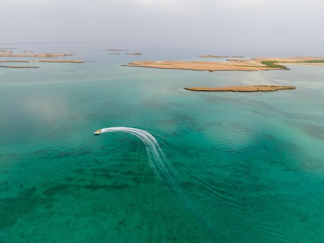 Shallow marine water