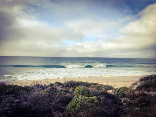 Martha surf break at Lavinia Beach (photo by Shelly Graham)
