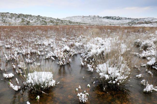 Padule Maggiore sous la neige