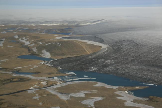 The northwestern part of the area.