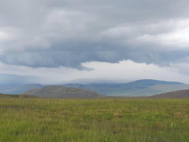 Picturesque view of Sekhukhuneland from Steenkampberg Mountane grassland