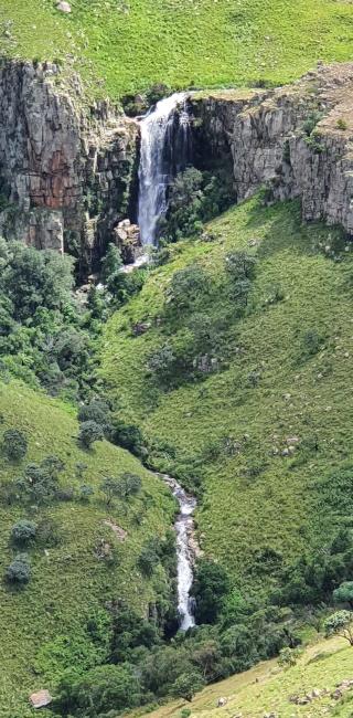 Groot Dwars River falls on the upper reaches of the Groot Dwars River