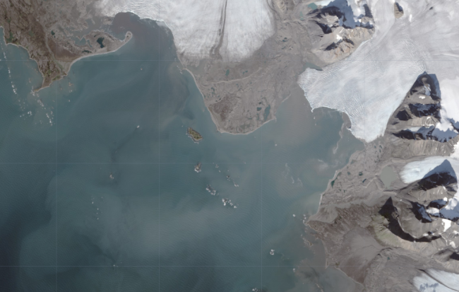 Aerial view of Isøyane