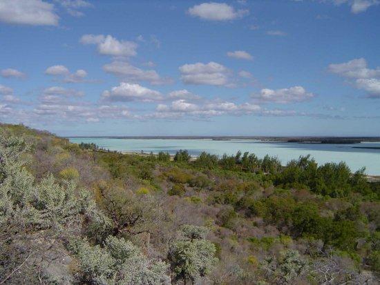 View southwest across Lac Tsimanamsotsa from escarpment.