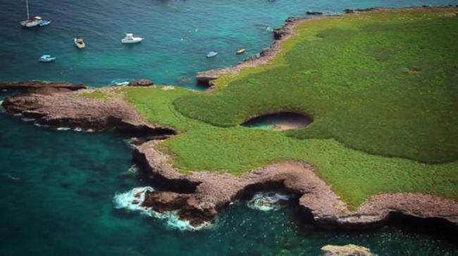 Vista aérea de Islas Marietas