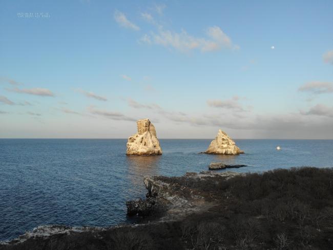 Vista de Las Monas desde la Punta Rocosa, Parque Nacional Isla Isabel