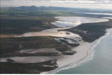 Aerial view of Logan Lagoon looking north-west (17th July 2009).