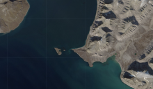 Aerial view of Gåsøyane