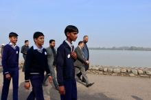 Awareness walkfor the Sukhna Wetland