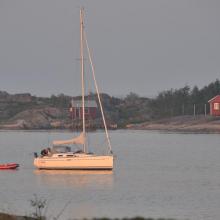 Sailing boat in Lilla Nassa archipelago