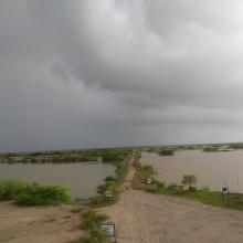 Arial view of Khijadia