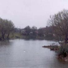 Laguna Los Laureles en secas del año 2003