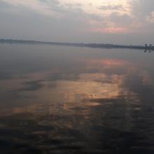 Panaromic view of Parvati Arga Bird Sanctuary