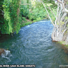 Lusal River, Gaua Island, Vanuatu