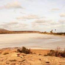 Laguna de Curral Velho in the dry season