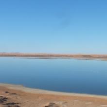 Photo du lac inférieur du site El Melah 