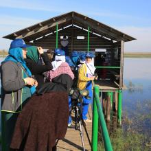 Experience-based education program in Selke Wildlife Refuge
