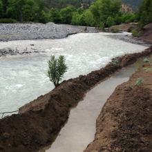 Usages : seguia de dérivation artisanale de l'eau