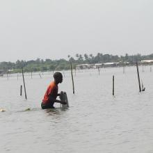 Pêcheur sur le Lac Ahémé